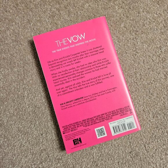 4/$20 The Vow: The True Story Behind the‎ Movie by Carpenters - Paperback - Picture 6 of 6